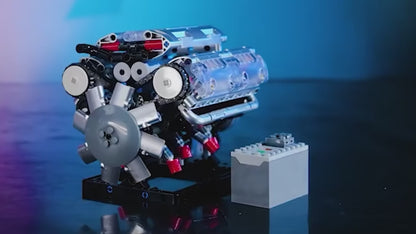 Motorised V8 Engine 552pcs
