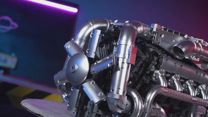 The Ultimate Chrome 5.5L V8 Engine & Gearbox 2899pcs
